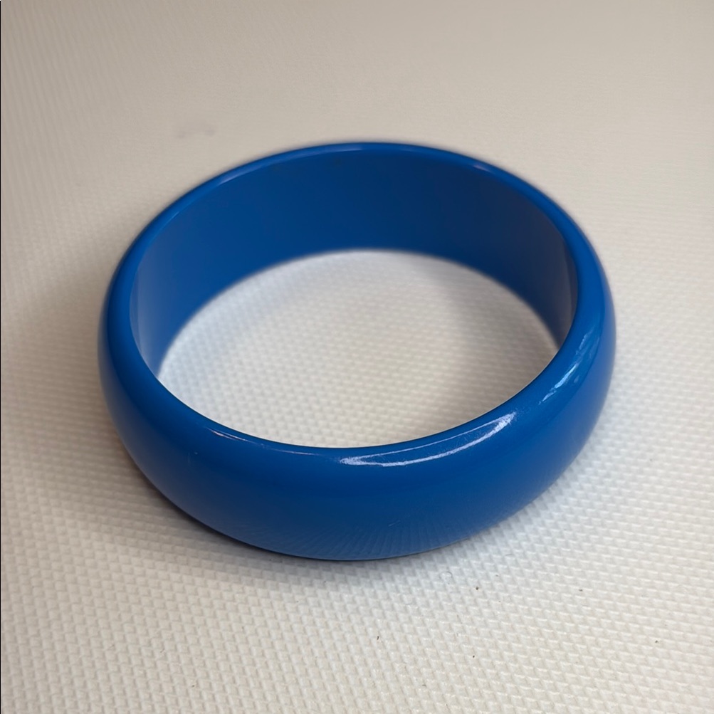 Thick Blue Bangle